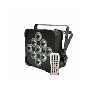 9PCS LED Battery Par Light